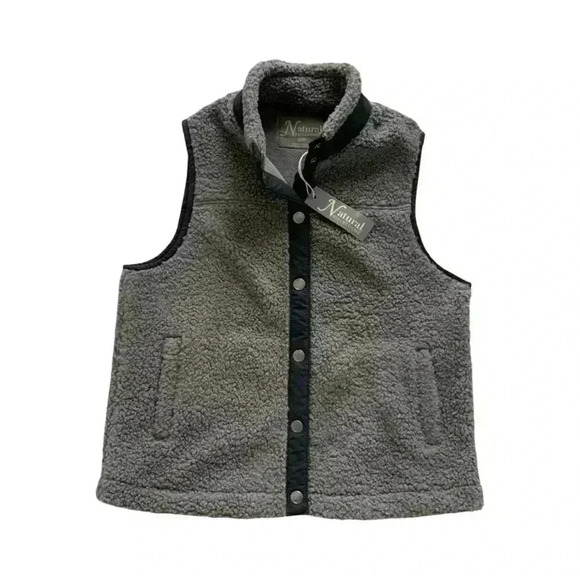 Natural Reflections Sherpa Vest NWT Size S - Picture 1 of 4